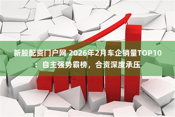 新股配资门户网 2026年2月车企销量TOP10：自主强势霸榜，合资深度承压